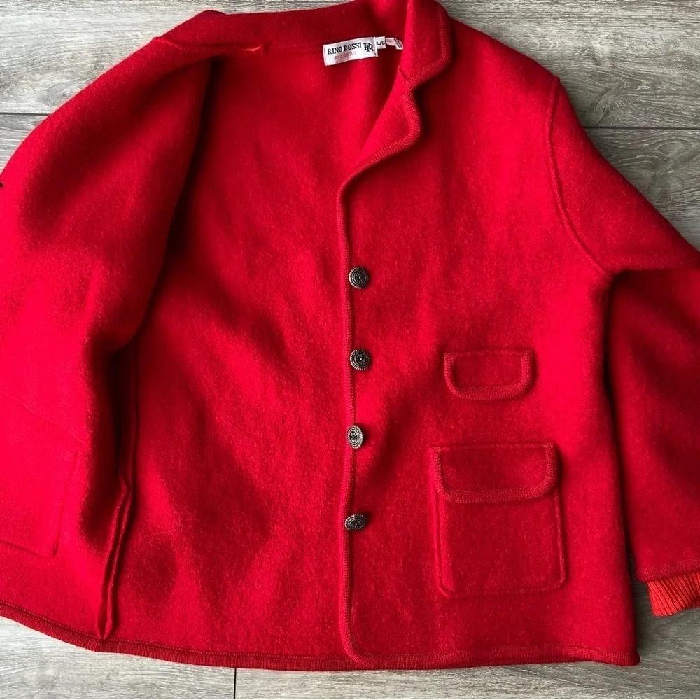 Vintage RINO ROSSI Pure  Wool Jacket - Picture 11 of 15